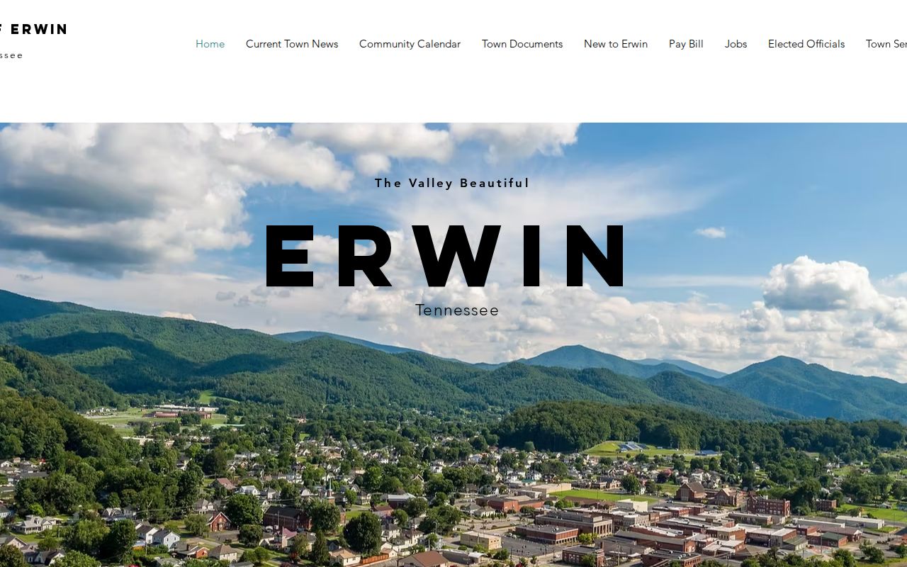 Town of Erwin government source for Erwin criminal history requests