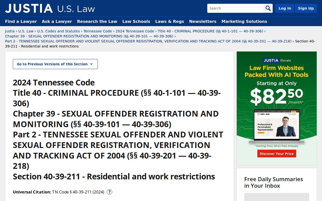 Unicoi County sex offender registry profile tools and legal restrictions